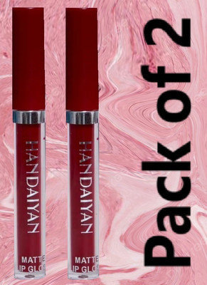 LARA KOSSLER Rich Maroon Liquid Lipstick – Twin Set(MAROON, 10 ml)