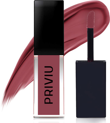 PRIVIU Soft Touch Matte Liquid Lipstick, Non Drying Formula(Grape Wine - 401, 4.5 ml)