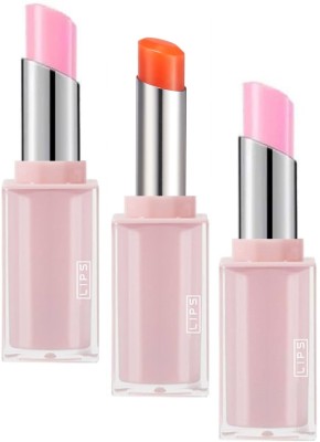 MYEONG Colour Changing Tinted Glossy Finish Lightweight Multi Shade Glossy Lipstick(Multi Shade, 11.4 g)