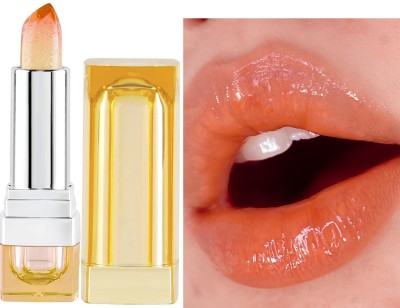 NADJA BEST ORANGE GLOSSY FINISH JELLY LIPSTICK(ORANGE, 3.5 g)