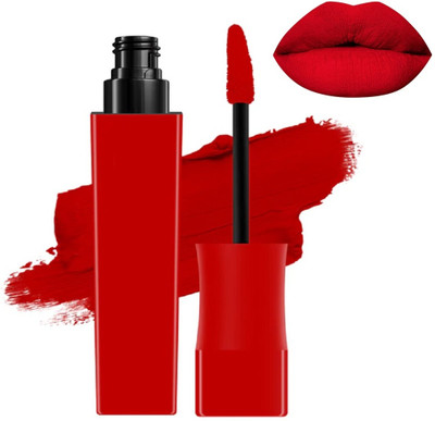 AFARAXIA WATERPROOF LONG WAER MATTE FINISH RED LISPTICK FOR WOMEN(RED, 7 ml)