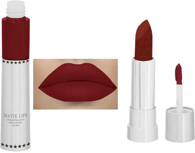 GABBU Matte Liquid Lipstick Pack of 1(DEEP MAROON, 8 g)