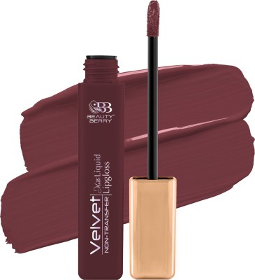 Beauty Berry Velvet Waterproof, Non Transfer Long Lasting Matte Liquid Lipstick for Women(Rust Clay, 5 ml)