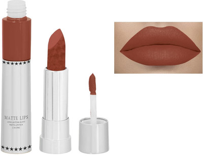 AFARAXIA HIGEST QUALITY MATTE FINISH WATER PROOF & LONG LASTING LIQUID LIPSTICK(BROWN, 8 ml)