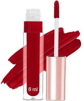 luzimaisa Non Transfer Smudge Proof Longlasting Sensational Liquid Matte Lipstick(deep red, 6 ml)