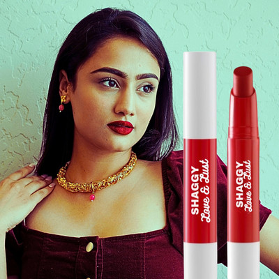 SHAGGY Long Lasting waterproof Crayon Lipstick Matte Finish Lip Crayon red (3.5 gm)(red, 3.5 g)