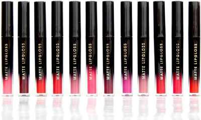 Maryville NEW MULTI COLOR SHADE MATTE WATER PROOF LIPSTICK PACK OF 1(MULTI COLOR, 100 ml)