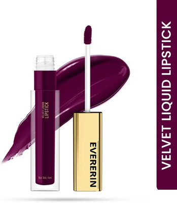 EVERERIN LIQUID MATTE SS LIPSTICK PURPULE(DARK PURPULE, 4 ml)