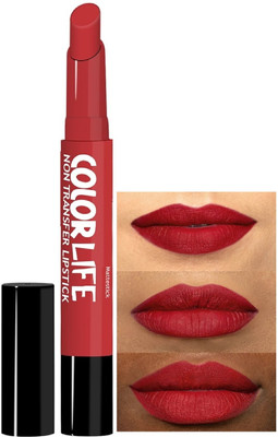Yuency Last Lip Stain Crayon Rich Color, non Transfer Lipstick(Ruby Red, 2 ml)