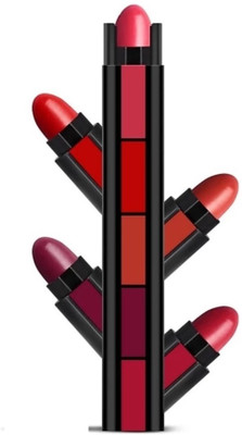 Marie Huda Enrich Matte 5 in 1 Lipstick -(The Swiss Red Edition, 7.5 g)
