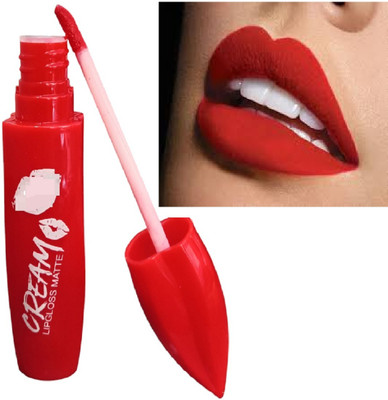 Luipui red liquid lipstick pack of 1 waterproof long lasting(red, 6 ml)