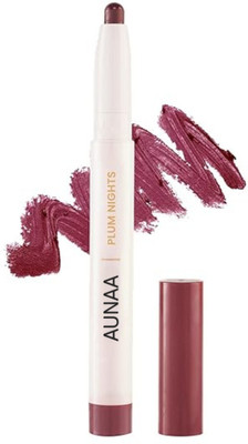 AUNAA MAARS Retractable Poppins Long Lasting Lip Crayon | Matte Finish Crayon(plum night 03, 1.3 g)
