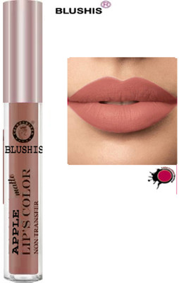 BLUSHIS Liquid Matte Lipstick Waterproof & Transferproof(Light Brown, 5 ml)