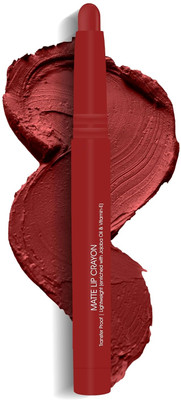ADJD Lip Crayon Lipstick Long Lasting Non Transfer Smudge Proof & Waterproof(RED AURORA, 3 g)