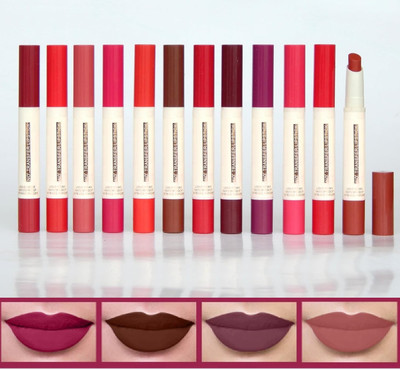 REIMICHI Lipstick Combo Pack with Matte Finish Shades(MULTICOLOR, 54 g)