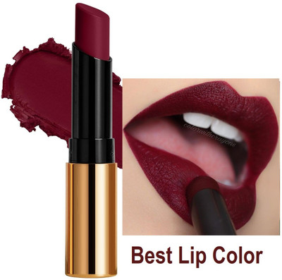 manasona BEST CREAMY CRYONE MATTE LONG LASTING LIPSTICK(MAROON, 3.5 g)