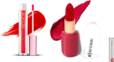 herglam Smudge Resistant Lipstick for Perfect Finish(Multicolor, 10 ml)
