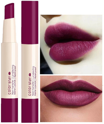 Yuency HD Matte Lipstick Matte Non-Transfer Lipstick(wine, 2.1 g)