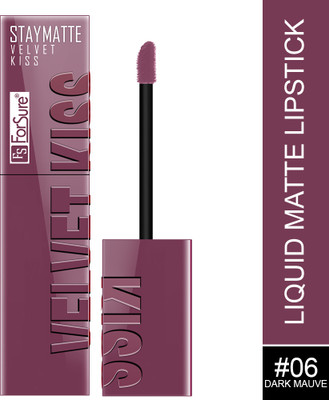 ForSure Velvet Kiss Non-Transfer & Long-Lasting Liquid Lipstick, Up to 12-Hour Stay(Dark Mauve, 3.5 ml)