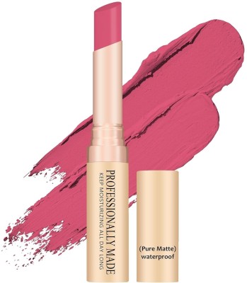 HUZURLU Professionally Made Waterproof Pure Matte Lipstick(BLUSH, 4 g)