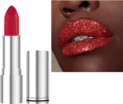 GULGLOW99 Shimmery Sparkly Magical Metallic Red Glitter(JAM RED, 3.6 g)