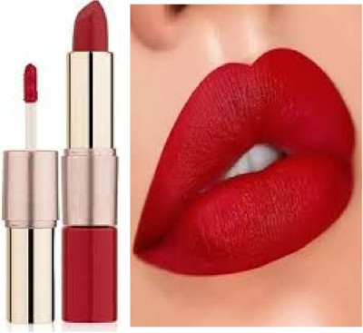 Luipui fantastic lipstick red matte 2 in 1 pack of 1(red, 6 g)