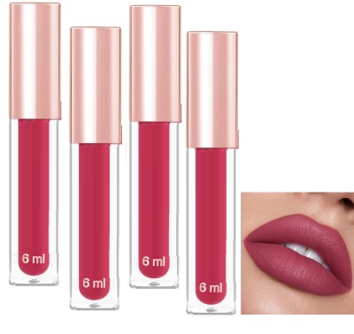 ADJD Combo Velvety Soft Finish rose berry Weightless Formula Long Lasting Lipstick(rose berry, 24 ml)