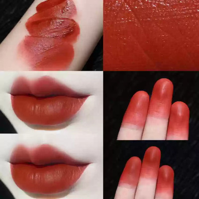 ADJD Ice Cube Matte Lipstick Dark Red Velvet Transparent Lip Glaze Pigment(DARK RED, 4 g)