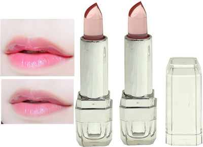 Amaryllis 3D Magic Moisturizing Jelly Lipstick Color Change Lipstick Pack Of 2(PINK, 7.2 g)