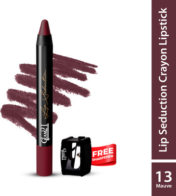 Glam21 Lip Seduction Non- Transfer Crayon Lipstick up to 12 Hours Stay(Mauve, 3.6 g)