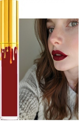 THTC Non Transfer Smudge Proof Longlasting Sensational Liquid Matte Lipstick(DEEP RED, 5 g)