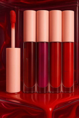 Hezruck Red Matte Mini Lipstick – Transfer Proof Liquid Lip Color Classic Red(Multicolour, 16 ml)