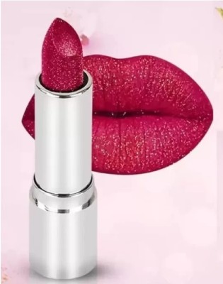 Latixmat PRO GOLDEN DUST SHIMMERY SHINY MULTI PURPOSE GLITTER MAGENTA LIPSTICK(MAGENTA, 3.8 g)