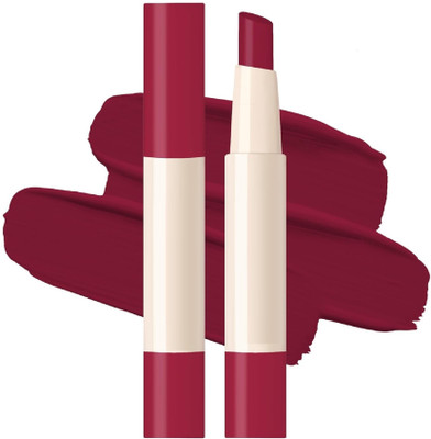 EVERERIN Ultra Matte Finish Smudge Proof & Waterproof Long Lasting Bright red(Bright red, 3.5 ml)