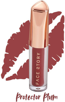Face Story MIDI's Not Mini Long Lasting Potector Plum Liquid Lipstick(Potector Plum, 2.5 ml)