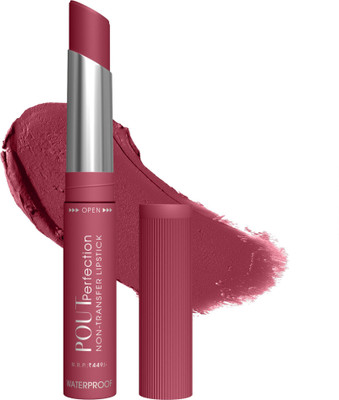 Beauty Berry Pout Perfection Long Lasting Transfer Proof Matte Lipstick Shea Butter Infused(Plum Pretty, 3.8 g)