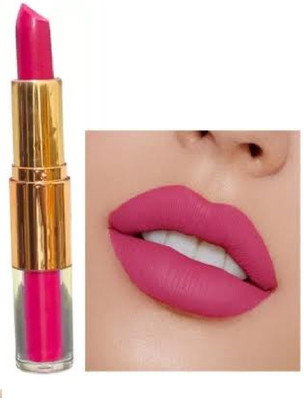 Luipui 2 in 1 pink matte finish lipstick pack of 1 long lasting(pink, 6 g)