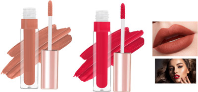 Emijun Liquid Matte Lipstick Delivering Intense Matte Color Effect(MULTICOLOR, 12 ml)