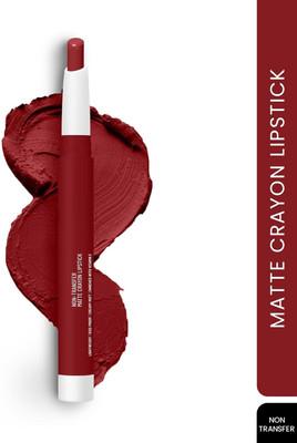 GULGLOW99 Non Transfer Matte Lipstick Matte Finish Lip Crayon Red Apple(RED APPLE, 3.5 g)