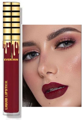 EVERERIN Ultra Smooth Liquid Matte Lipstick Waterproof & Smudge proof(Rosewood, 6 ml)