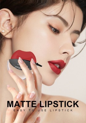 THTC LIP SHAPE Design Matte Moisturising(RED, 10 g)