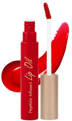 Insight Peptide Infused Lip Oil With Ginger Seed Oil for Long-Lasting Nourishment (02)(Red Glaze, 4.5 g)
