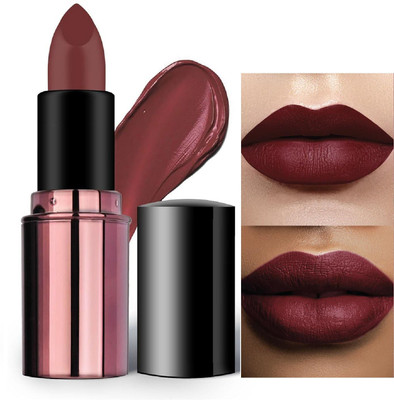 GABBU Highly Pigmented Soft Matte Creamy Crayon Lipstick(Red Wine, 4 g)