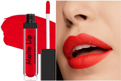 Libline Matte ultra smooth liquid water proof orange lipstick(orange, 6 ml)