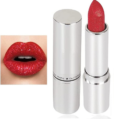 THTC Diamond Shimmer & MATTIE RED LIPSTICK(red, 3.6 ml)