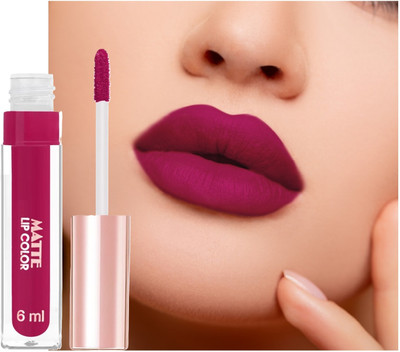AEPRUY Non Transfer Smudge Proof Longlasting Sensational Liquid Matte Lipstick(More Berry, 6 ml)