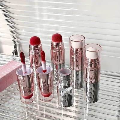 DAIMANPU Gege Bear Multi-Purpose Cream Matte Tint – Lipstick(Apricot Tea, 6 g)