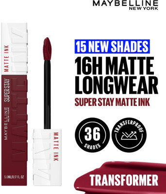 MAYBELLINE NEW YORK Super Stay Matte Ink Liquid Lipstick(Transformer, 5 ml)