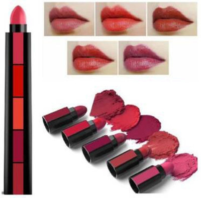 kaarm FAB 5 IN 1 LIPSTICK(multicolor, 7.5 g)