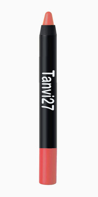 tanvi27 Matte Finish Long Lasting Crayon NeonPeachy Lipstick(NeonPeachy, 3.5 g)